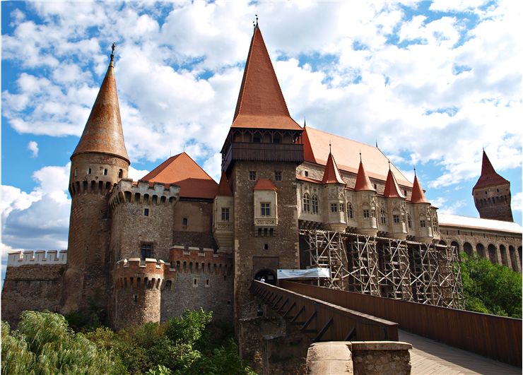Hunyad Castle in Romania