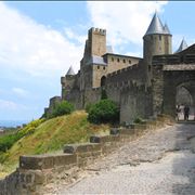 The Cité de Carcassonne - The door of the Aude