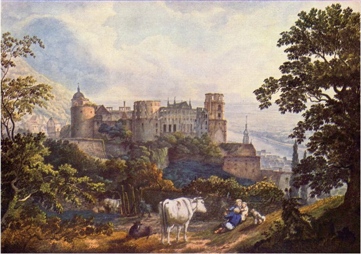 Heidelberg Castle by Karl Philipp Fohr