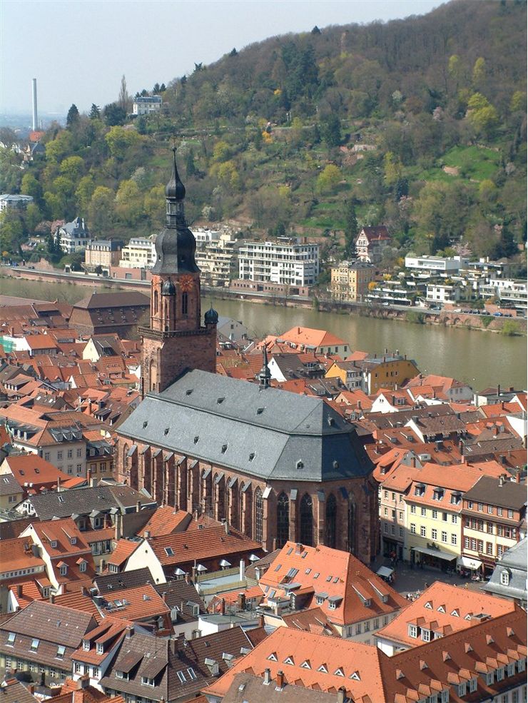The Heiliggeistkirche of Heidelberg