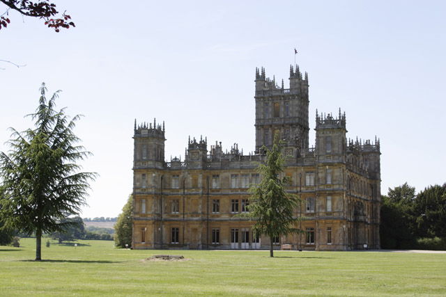 View from the grounds at Highclere Castle