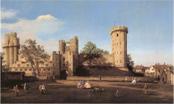 Warwick Castle by Canaletto