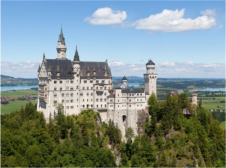 Castle Neuschwanstein - Romanesque Revival palace