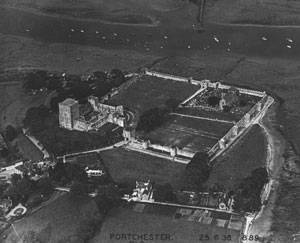 Photograph of Portchester Castle in  in Hampshire