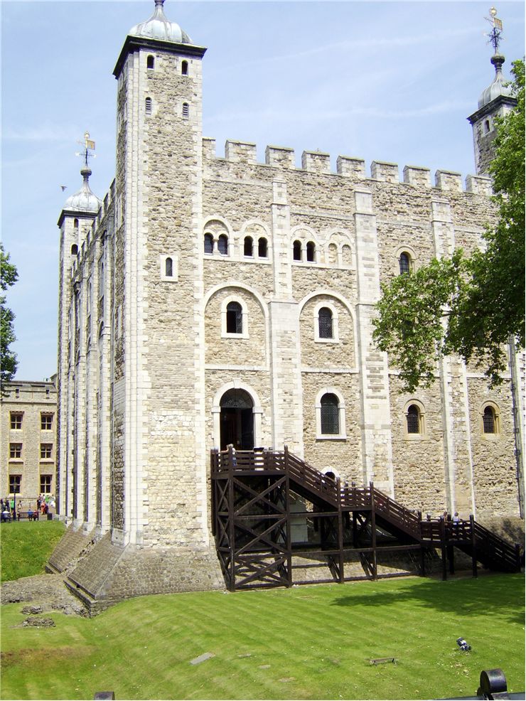 The original entrance to the White Tower