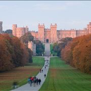 Windsor Castle, viewed from the Long Walk